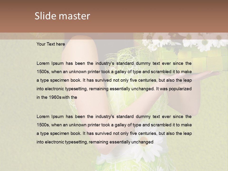 People Flower  PowerPoint Template