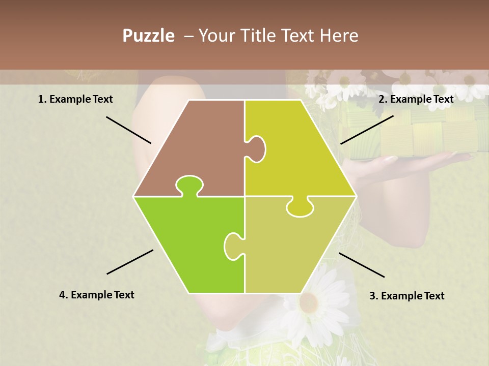 People Flower  PowerPoint Template