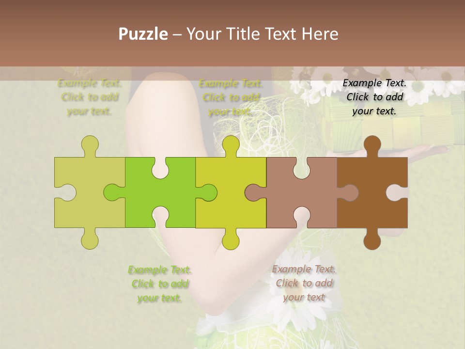 People Flower  PowerPoint Template