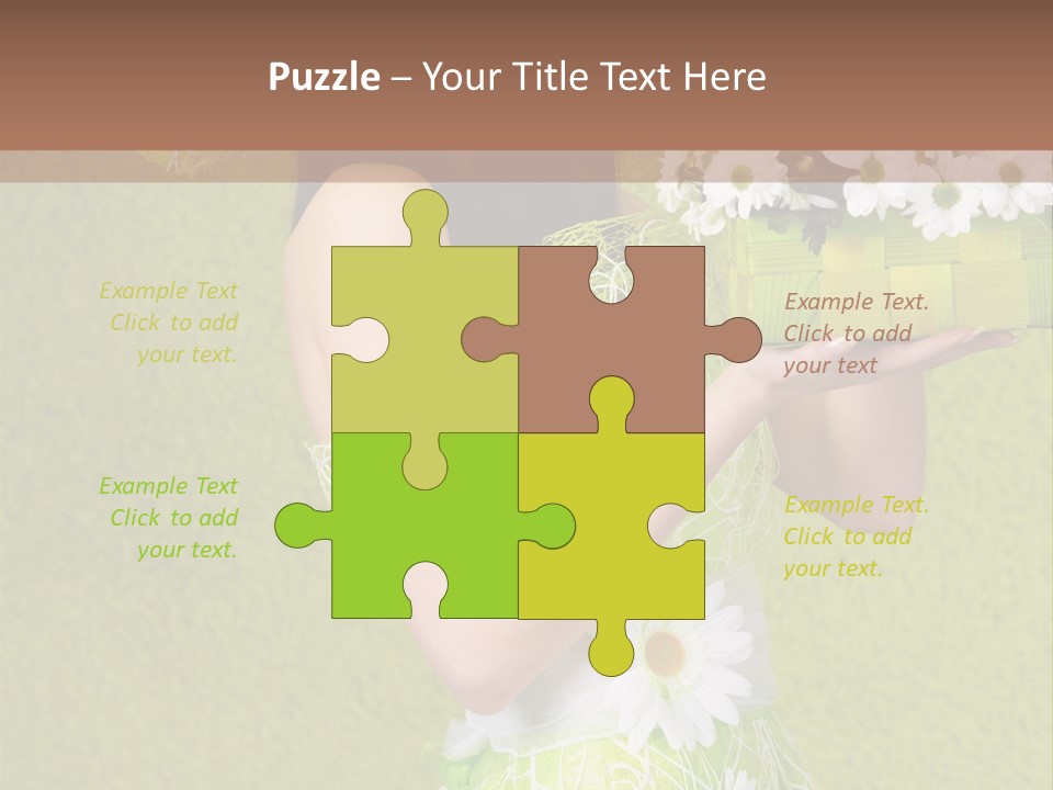 People Flower  PowerPoint Template
