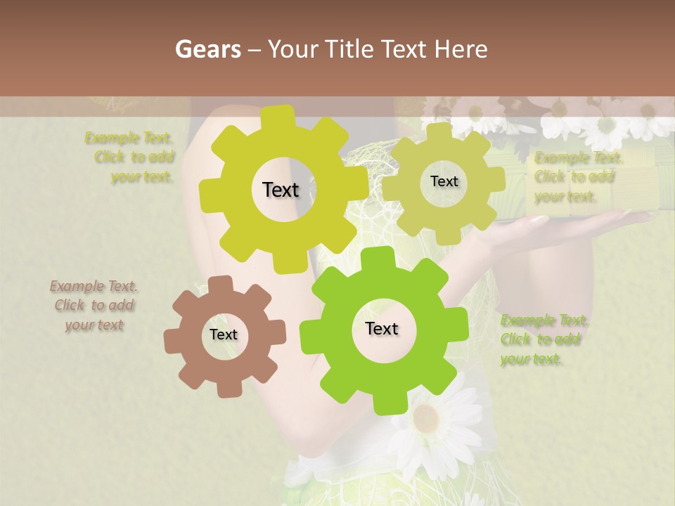 People Flower  PowerPoint Template