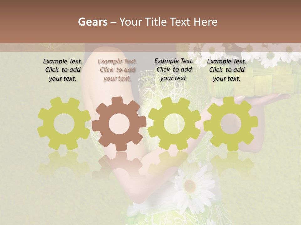 People Flower  PowerPoint Template