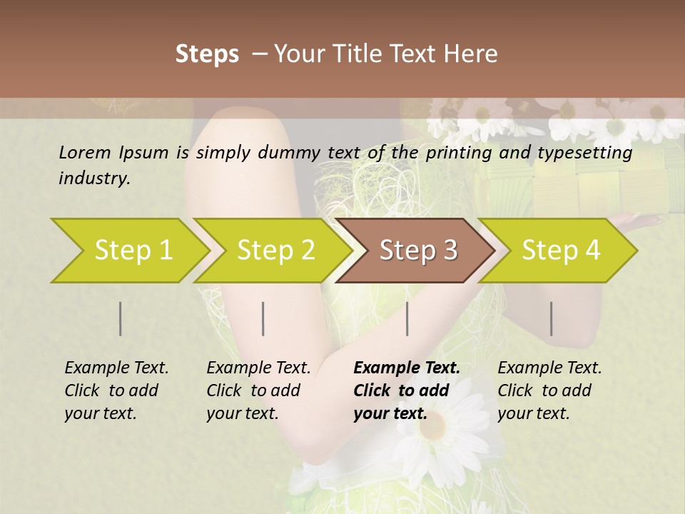 People Flower  PowerPoint Template