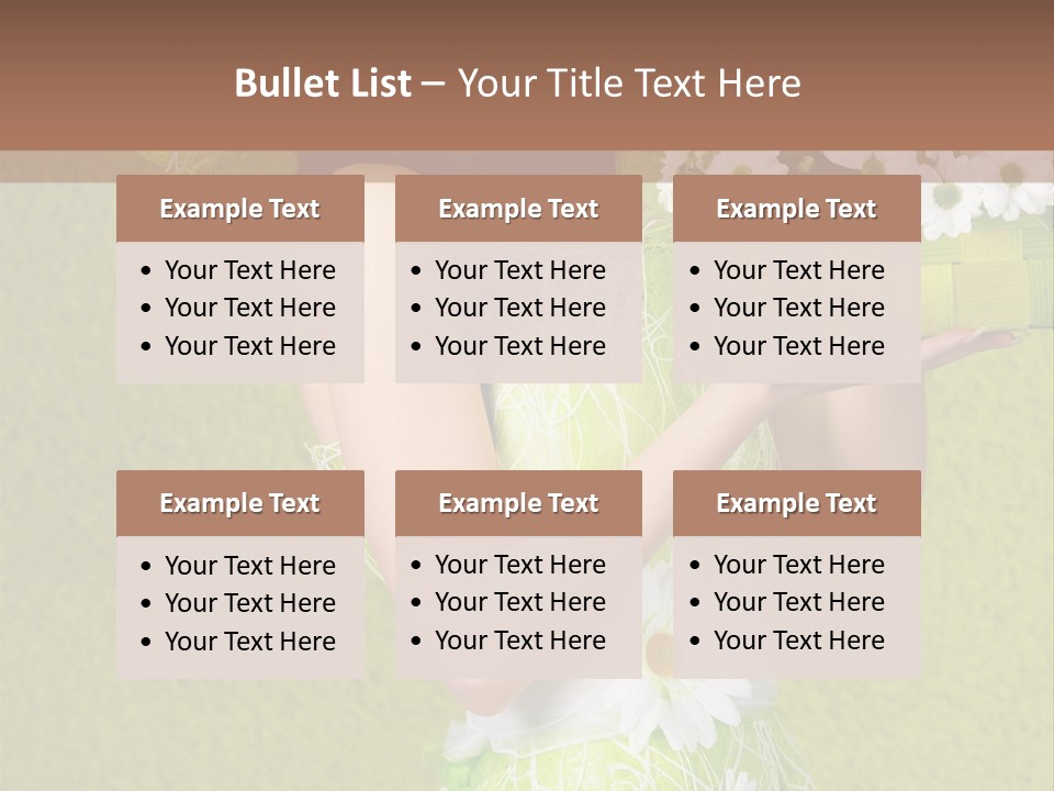 People Flower  PowerPoint Template