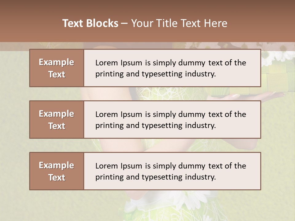 People Flower  PowerPoint Template
