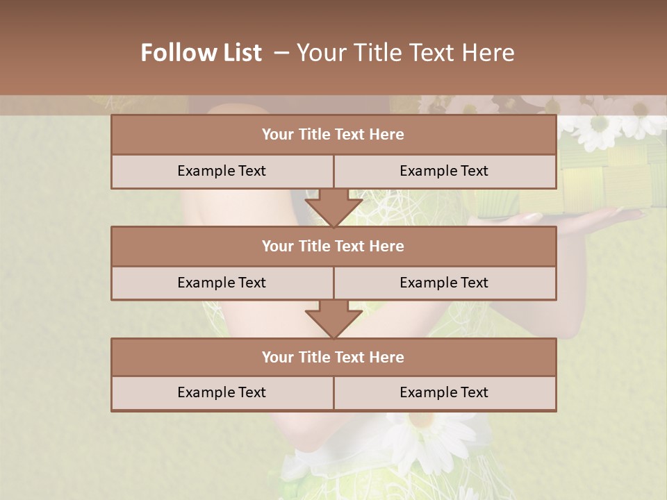 People Flower  PowerPoint Template