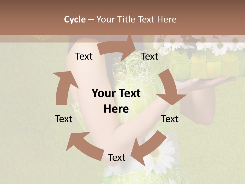 People Flower  PowerPoint Template