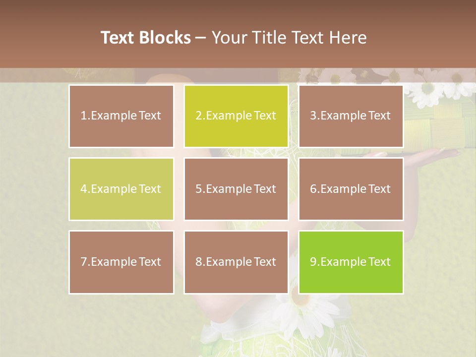 People Flower  PowerPoint Template