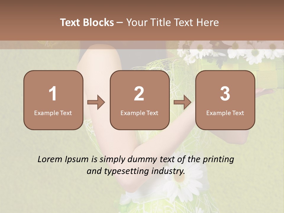 People Flower  PowerPoint Template