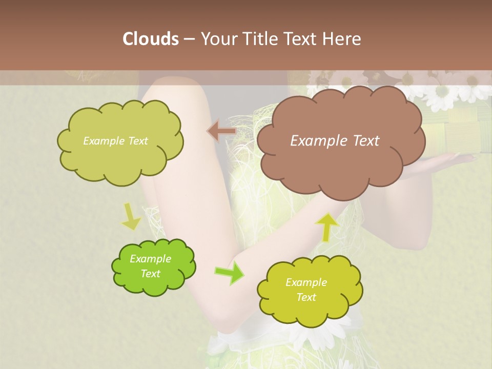 People Flower  PowerPoint Template