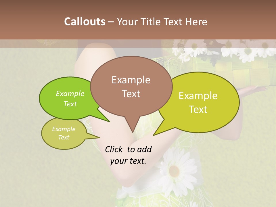 People Flower  PowerPoint Template