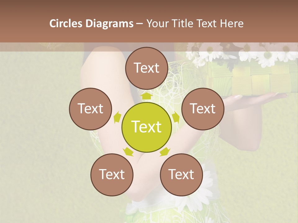 People Flower  PowerPoint Template