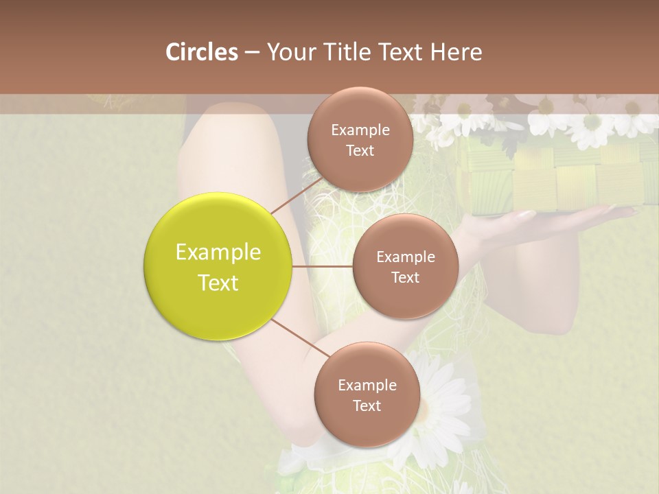 People Flower  PowerPoint Template