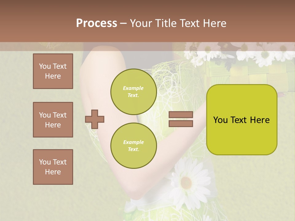 People Flower  PowerPoint Template