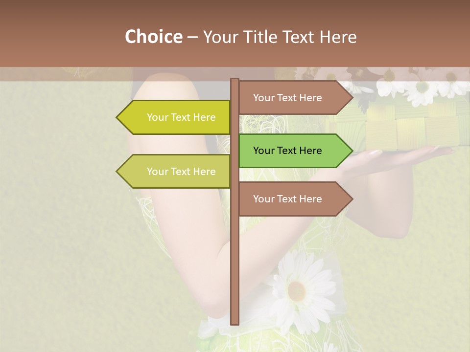 People Flower  PowerPoint Template