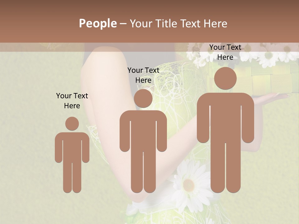 People Flower  PowerPoint Template