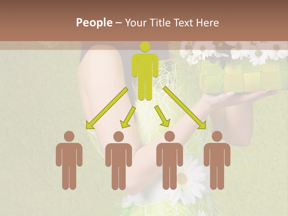 People Flower  PowerPoint Template