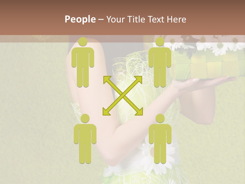 People Flower  PowerPoint Template