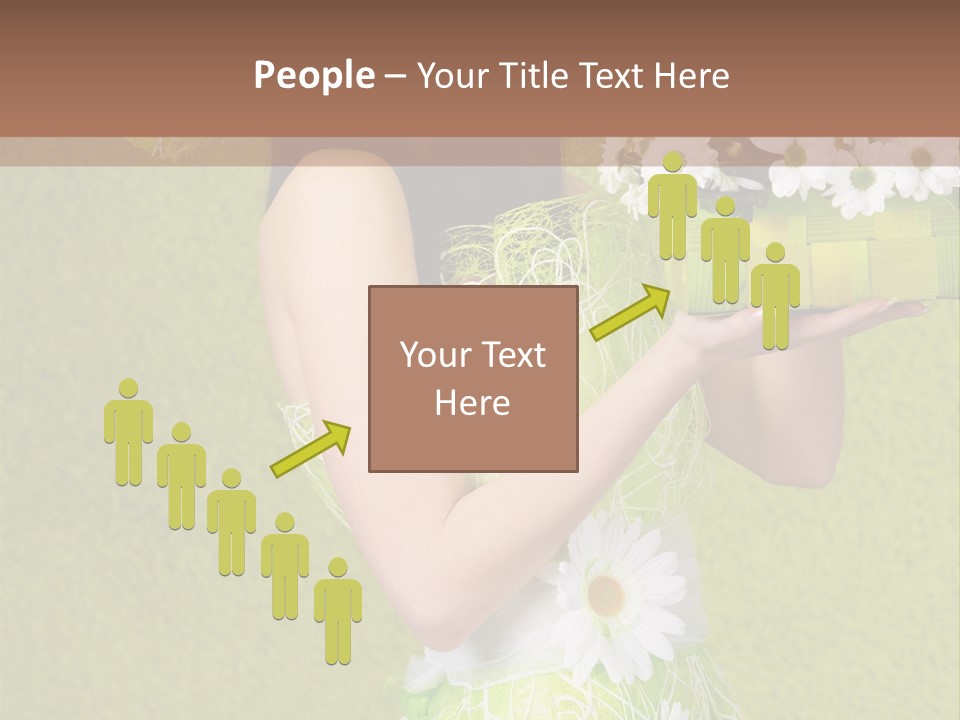 People Flower  PowerPoint Template