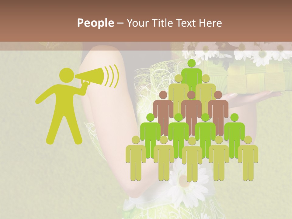 People Flower  PowerPoint Template