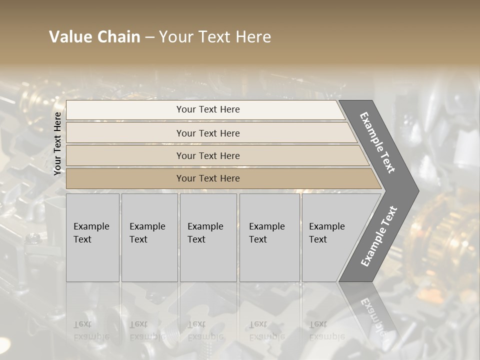 Component Gearbox Machine PowerPoint Template
