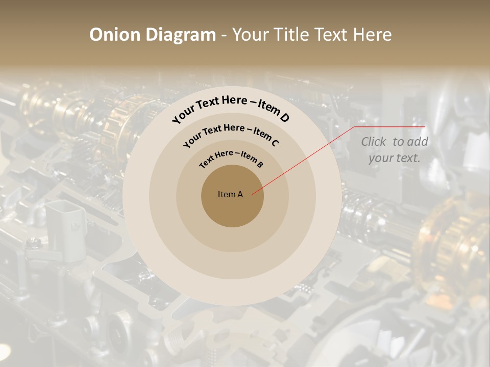 Component Gearbox Machine PowerPoint Template