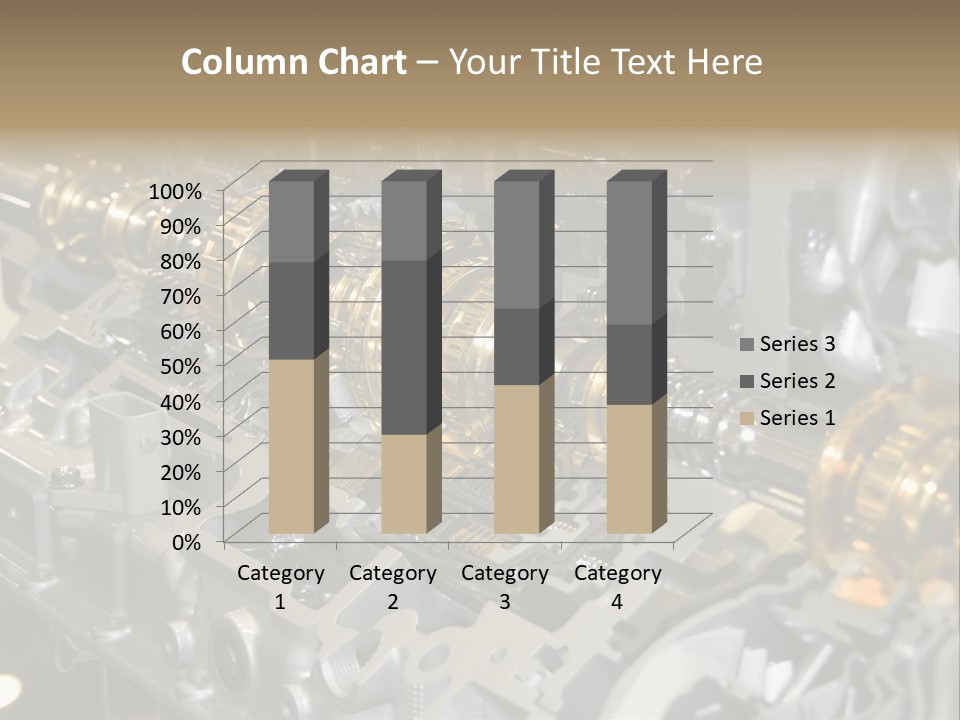Component Gearbox Machine PowerPoint Template