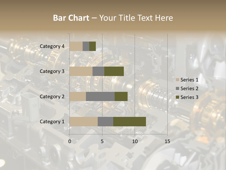 Component Gearbox Machine PowerPoint Template