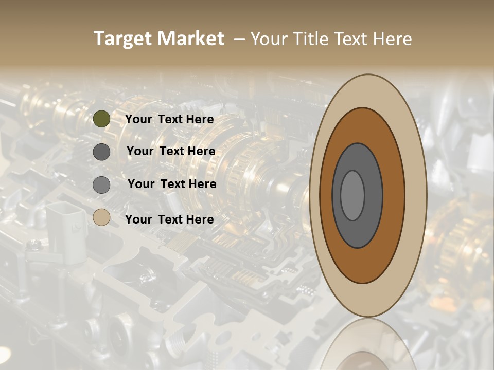 Component Gearbox Machine PowerPoint Template