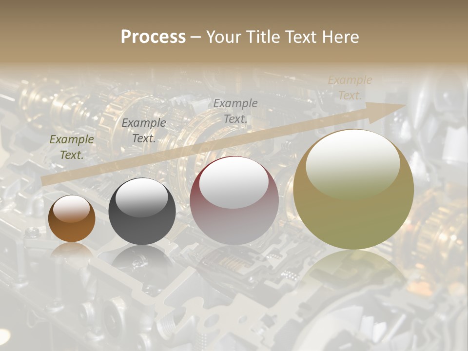 Component Gearbox Machine PowerPoint Template