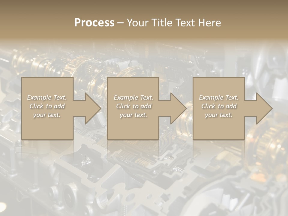 Component Gearbox Machine PowerPoint Template