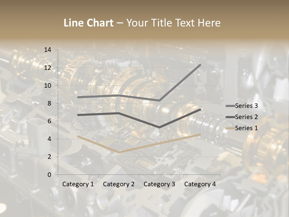 Component Gearbox Machine PowerPoint Template