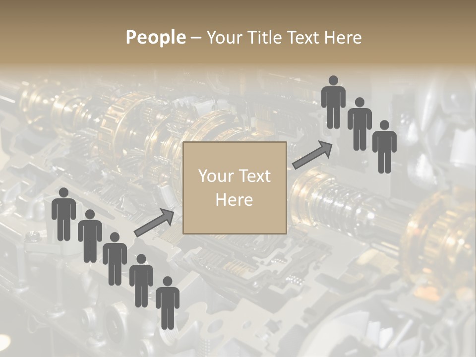 Component Gearbox Machine PowerPoint Template