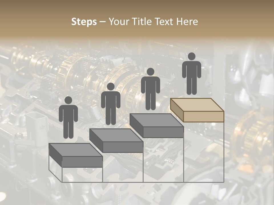 Component Gearbox Machine PowerPoint Template
