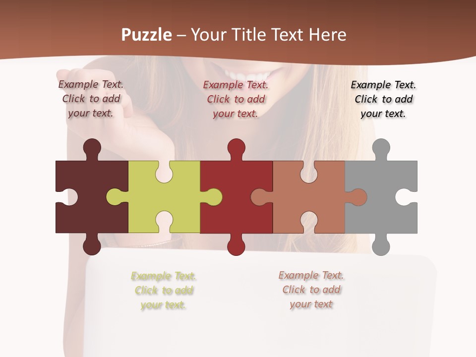 Front Face Fashion PowerPoint Template