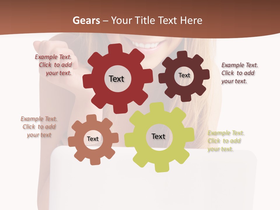 Front Face Fashion PowerPoint Template