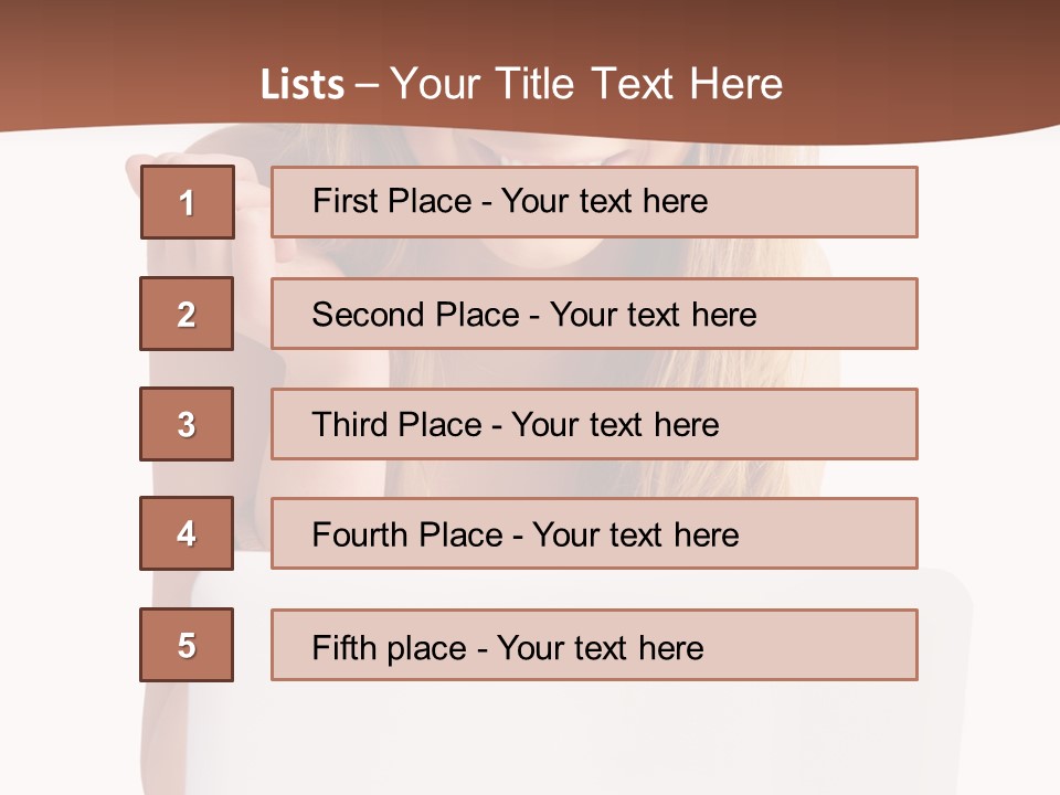 Front Face Fashion PowerPoint Template