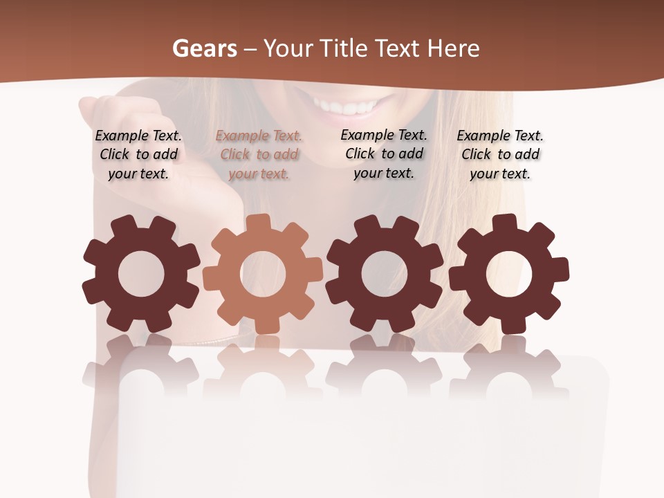 Front Face Fashion PowerPoint Template