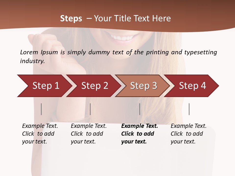 Front Face Fashion PowerPoint Template