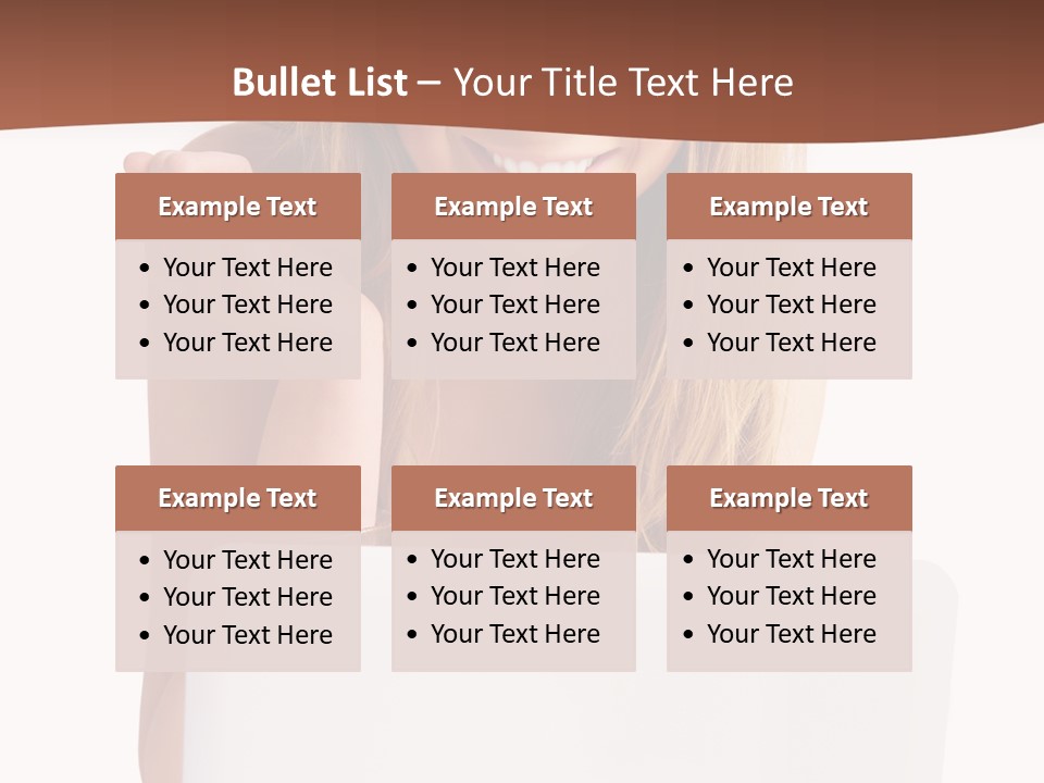 Front Face Fashion PowerPoint Template