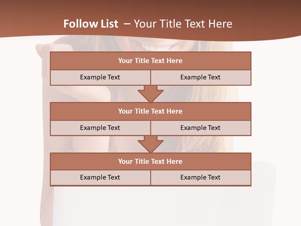 Front Face Fashion PowerPoint Template