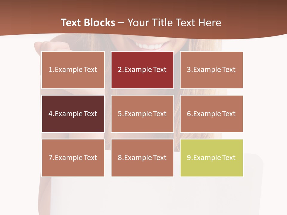 Front Face Fashion PowerPoint Template