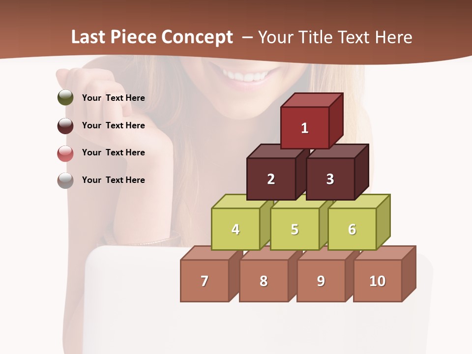 Front Face Fashion PowerPoint Template