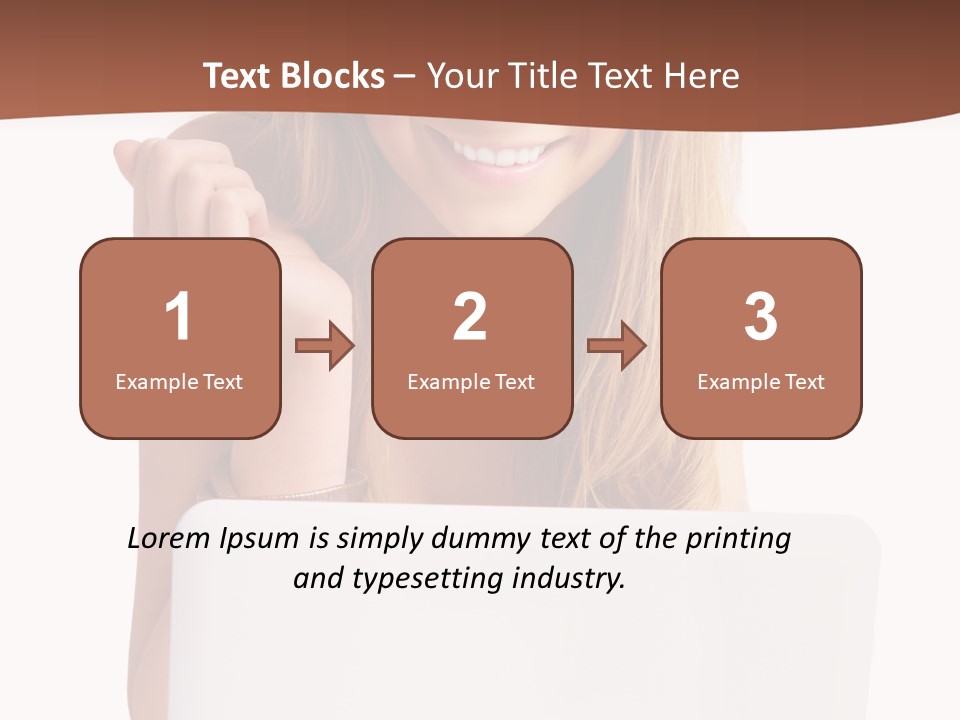 Front Face Fashion PowerPoint Template