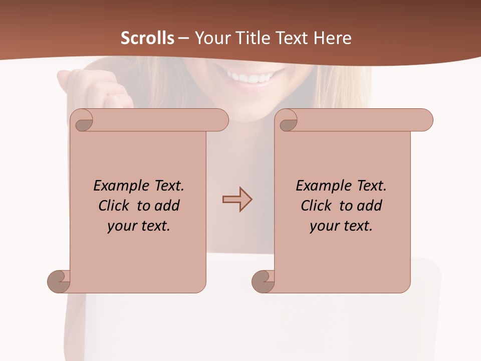 Front Face Fashion PowerPoint Template