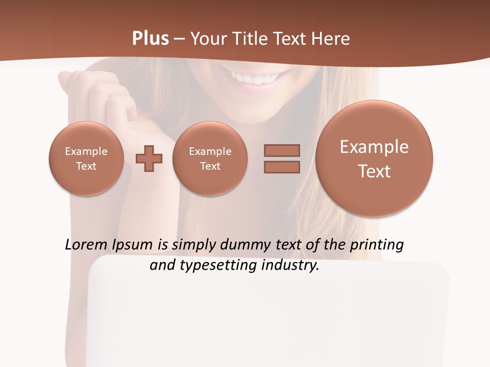 Front Face Fashion PowerPoint Template