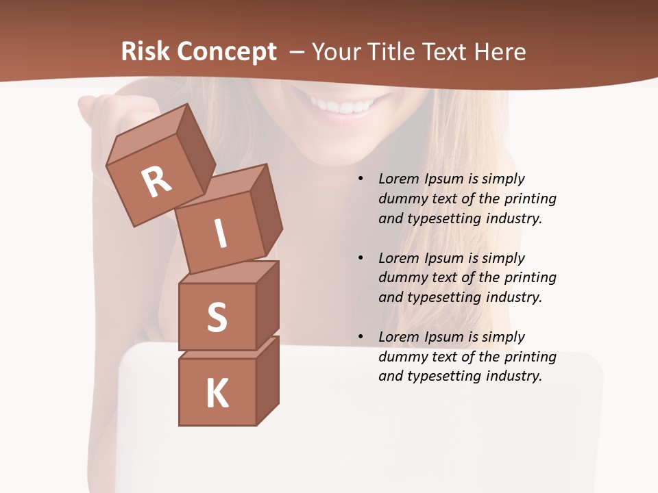 Front Face Fashion PowerPoint Template