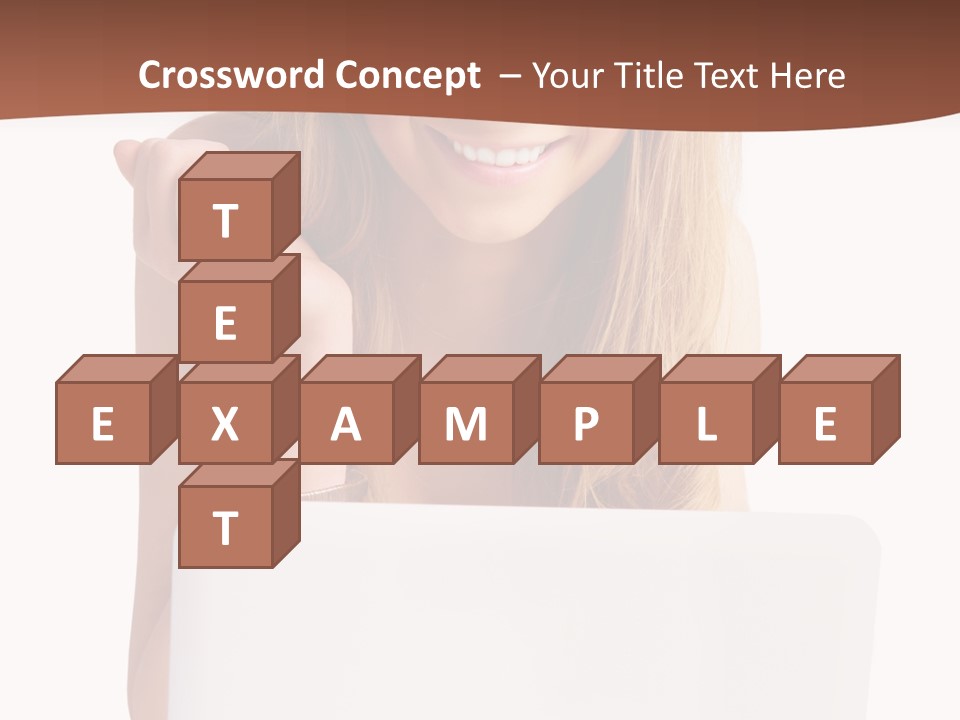 Front Face Fashion PowerPoint Template