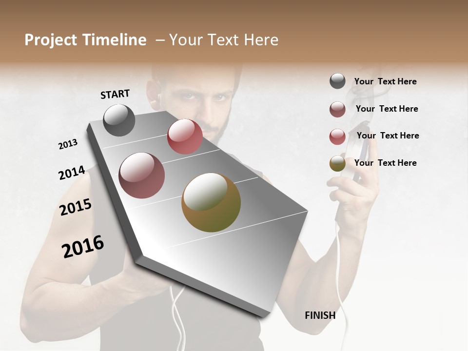 Hairstyle  Short PowerPoint Template