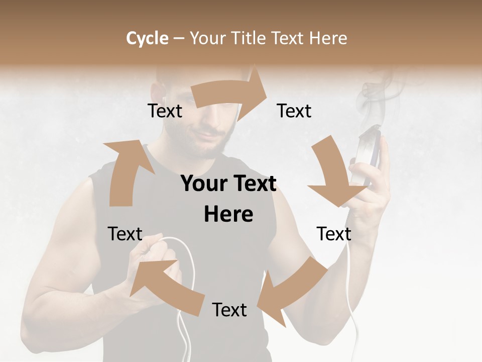 Hairstyle  Short PowerPoint Template